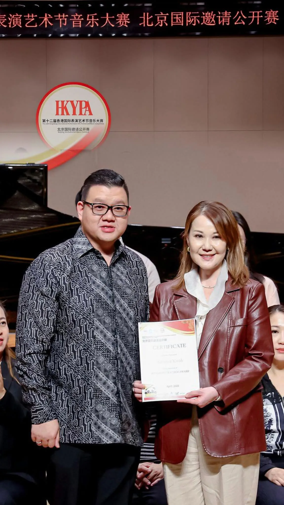 出席北京邀請公開賽，最佳指導老師